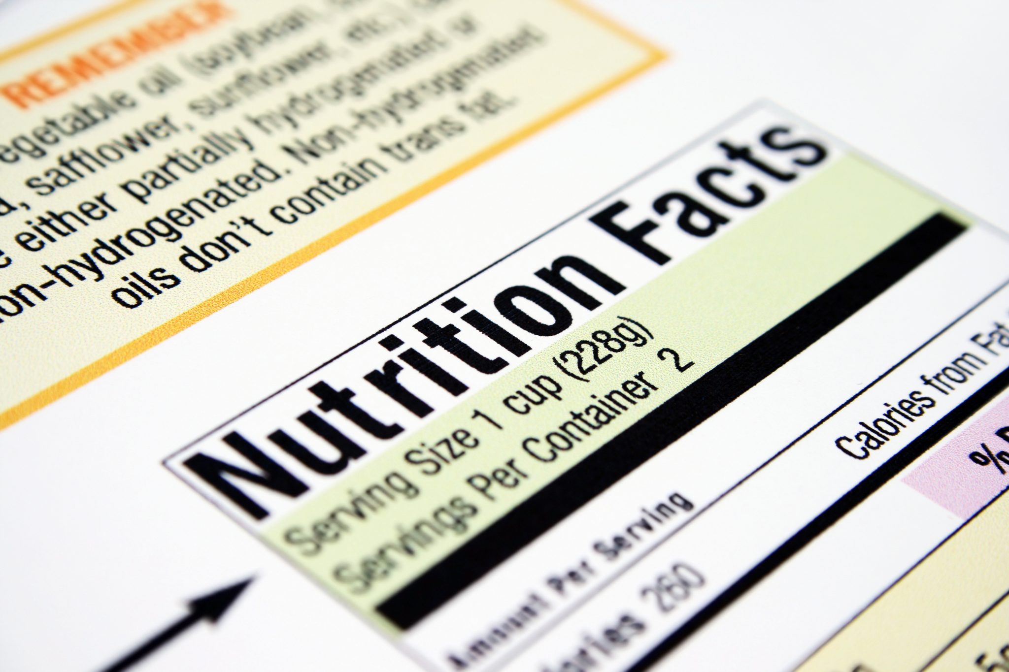 Nutrition Label Services